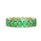 Bague - 14 carats Or jaune - 4.47ct. tw. Émeraude