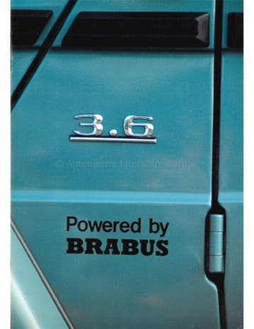 1990 MERCEDES BENZ G KLASSE BROCHURE ENGELS, Ophalen of Verzenden
