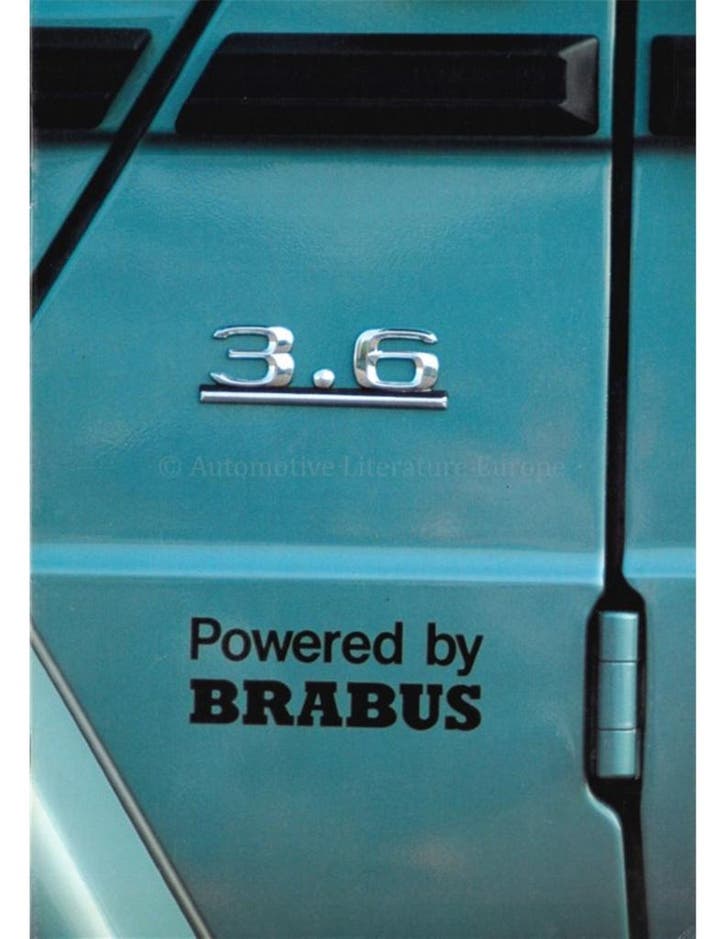 1990 MERCEDES BENZ G KLASSE BROCHURE ENGELS, Boeken, Auto's | Folders en Tijdschriften, Ophalen of Verzenden