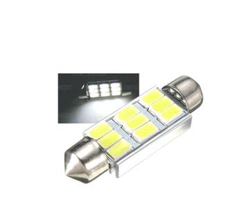 AMPOULE LED 9 SMD ENREGISTREMENT CANBUS PASSAGER 41MM, Verzenden