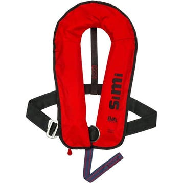 Eval Simi Opblaasbaar Reddingsvest 160N met D-Ring Rood, Ophalen of Verzenden, Nieuw