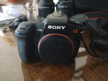 Sony 350 + DT 18-70 + DT 55-200 Digitale reflex camera, TV, Hi-fi & Vidéo