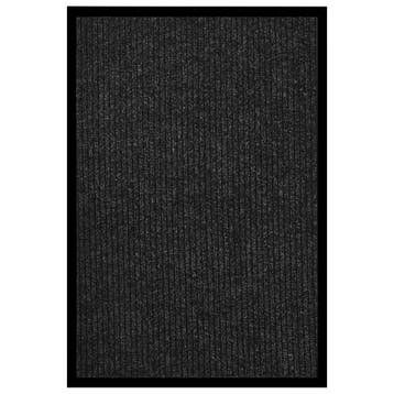 vidaXL Deurmat 80x120 cm gestreept antraciet, Verzenden, Nieuw