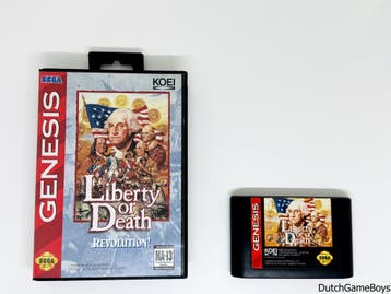 Sega Genesis - Liberty Or Death, Games en Spelcomputers, Spelcomputers | Sega, Verzenden, Gebruikt
