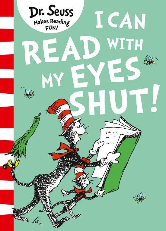 I Can Read with my Eyes Shut 9780008240011 Dr. Seuss, Livres, Langue | Anglais, Envoi