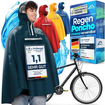 2dekans | Nextcover Regenponcho AquaShield 2.0 - waterdicht, Ophalen of Verzenden, Nieuw