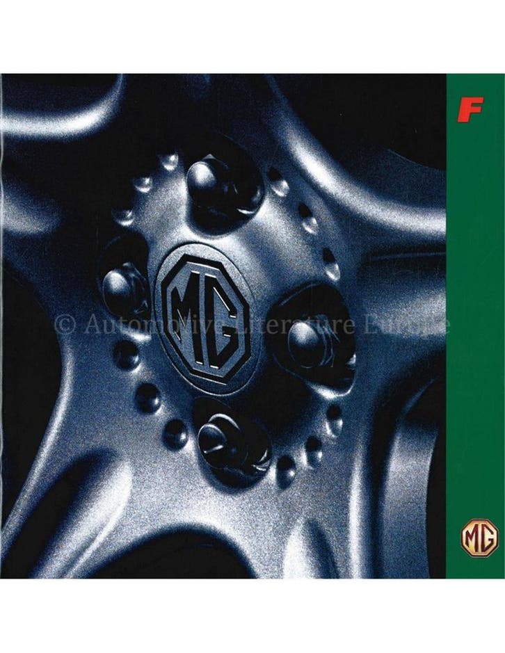 1997 MG MGF BROCHURE DUITS, Boeken, Auto's | Folders en Tijdschriften