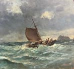 Salvatore Fergola (1799-1874) - Veduta di Ischia, Antiek en Kunst