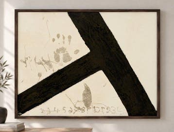 Antoni Tapies (1923-2012) - T inclinada, Antiquités & Art