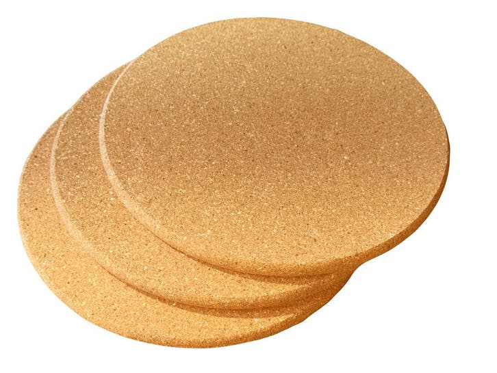 Kurkplaat om te knutselen (20 cm diameter, 1 cm dikte), Bricolage & Construction, Outillage | Autres Machines, Envoi