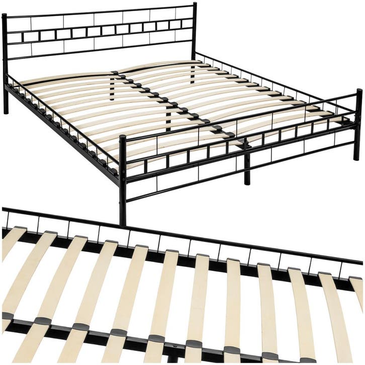 Metalen bed met lattenbodem in modern ontwerp, Maison & Meubles, Chambre à coucher | Lits, Envoi