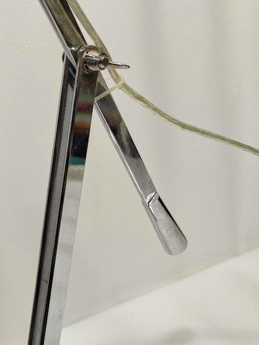 Lampe de table - Métal - style industriel vintage, Antiquités & Art, Antiquités | Éclairage