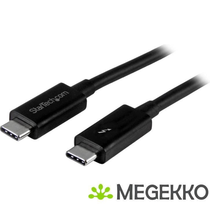 StarTech.com Thunderbolt 3 20Gbps 100W USB Type-C 1m, Computers en Software, Overige Computers en Software, Nieuw, Verzenden