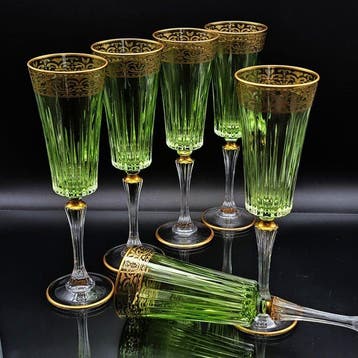Artemisia - Champagne fluitje (6) - Kristal, Antiek en Kunst