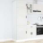 vidaXL Keukenkast Porto bewerkt hout wit, Verzenden, Nieuw