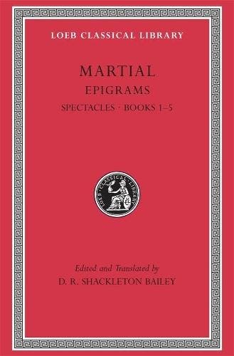 Epigrams, Volume I : Spectacles. Books 1Ñ5 | Martial | Nieuw, Verzenden, Nieuw, Martial