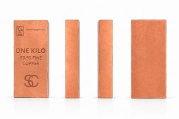 1 kilogram - Koper .999 - SollidCopper Co. (Zonder