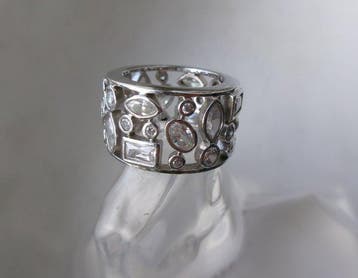 Zilver - Ring - Art Deco-stijl