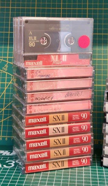 Maxell, TDK - XL II, SA, SA -X, SX -II Cassette audio vierge