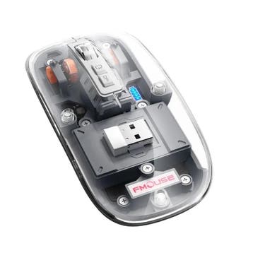 Elementkey Tri-Mode Muis - Draadloze met Verstelbare DPI en, Verzenden, Nieuw