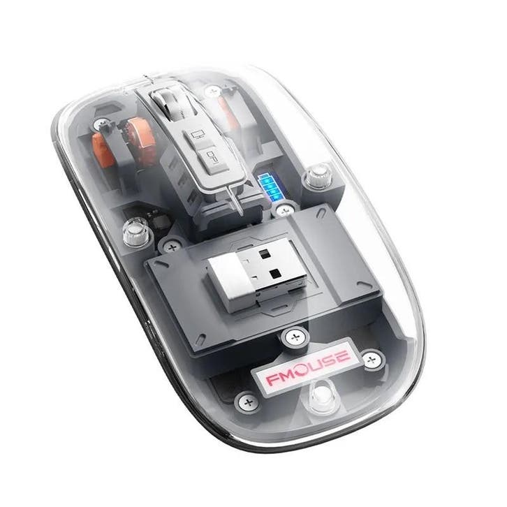 Elementkey Tri-Mode Muis - Draadloze met Verstelbare DPI en, Computers en Software, Muizen, Nieuw, Verzenden