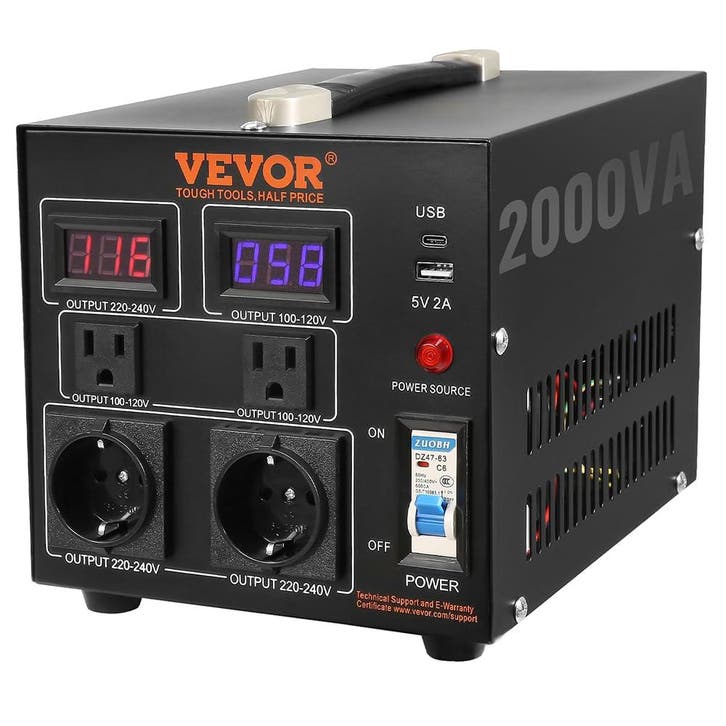 VEVOR 2000W Transformator | 41% Korting | Retour Deal, Elektronische apparatuur, Overige elektronische apparatuur, Zo goed als nieuw