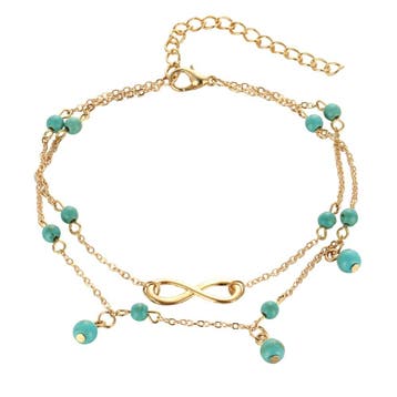 Fako Bijoux - Enkelbandje - Enkelsieraad - Infinity, Bijoux, Sacs & Beauté, Verzenden