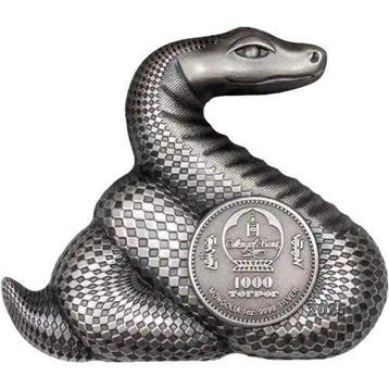 Mongolië. 1000 Togrog 2024 - Nimble Snake - Lunar Year - 1