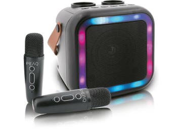 Peaq -  Pkm-100 Karaoke Machine  - Zwart, Audio, Tv en Foto, Verzenden, Nieuw, 60 tot 120 watt, Overige merken