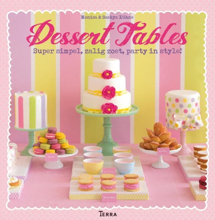 Dessert tables 9789089894762 Saskia Kuhne, Boeken, Kookboeken, Zo goed als nieuw, Verzenden