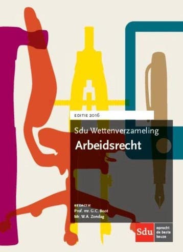 Sdu wettenverzameling - 2016, Boeken, Studieboeken en Cursussen, Verzenden, Nieuw