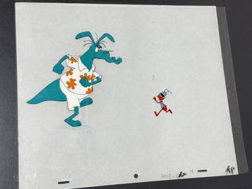 DePatie–Freleng - 2 Originele animatiecels en tekeningen -