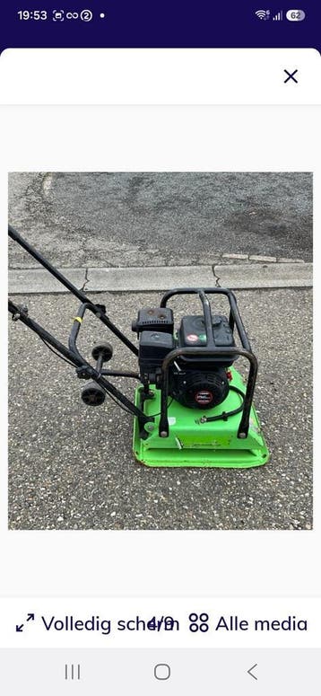 TRILPLAAT ZIPPER RPE90C, Bricolage & Construction, Outillage | Autres Machines, Ophalen