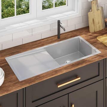 vidaXL Gootsteen handgemaakt roestvrij staal, Huis en Inrichting, Keuken | Keukenelementen, Verzenden, Nieuw