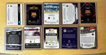 2023/24 Topps Merlin, Chrome UEFA, Topps Lamine Yamal, Nieuw