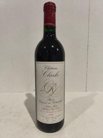 1990 Château Clarke - Médoc - 5 Flessen (0.75 liter), Nieuw