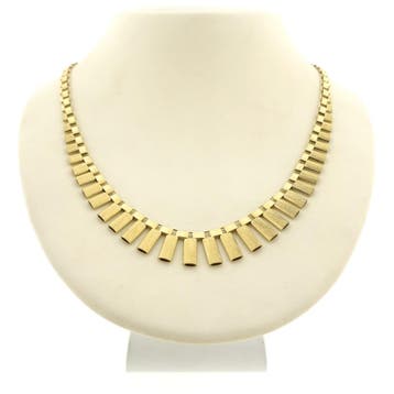 Gouden Cleopatra collier. (Ketting), Ophalen of Verzenden, Gebruikt, Overige kleuren, Goud