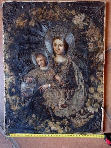 Italiaanse school (XVIII) - Madonna con Bambino