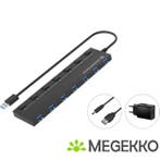 Conceptronic HUBBIES19BP interface hub USB 3.2 Gen 1 (3.1, Verzenden