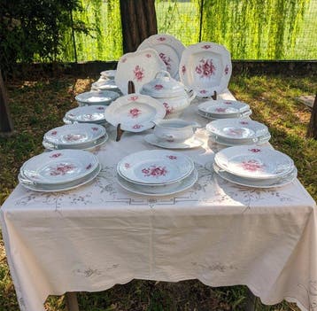 Rosenthal - Tafelservies (38) - Sanssouci Bouquet Rosa -