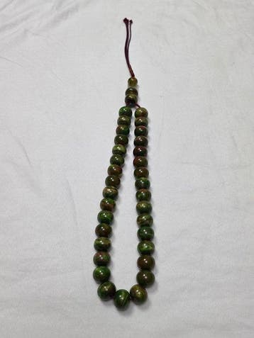 Chapelet - Ambre - 1970-1980 - Chapelet de perles de prière