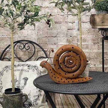 Lanterne - Acier - escargot