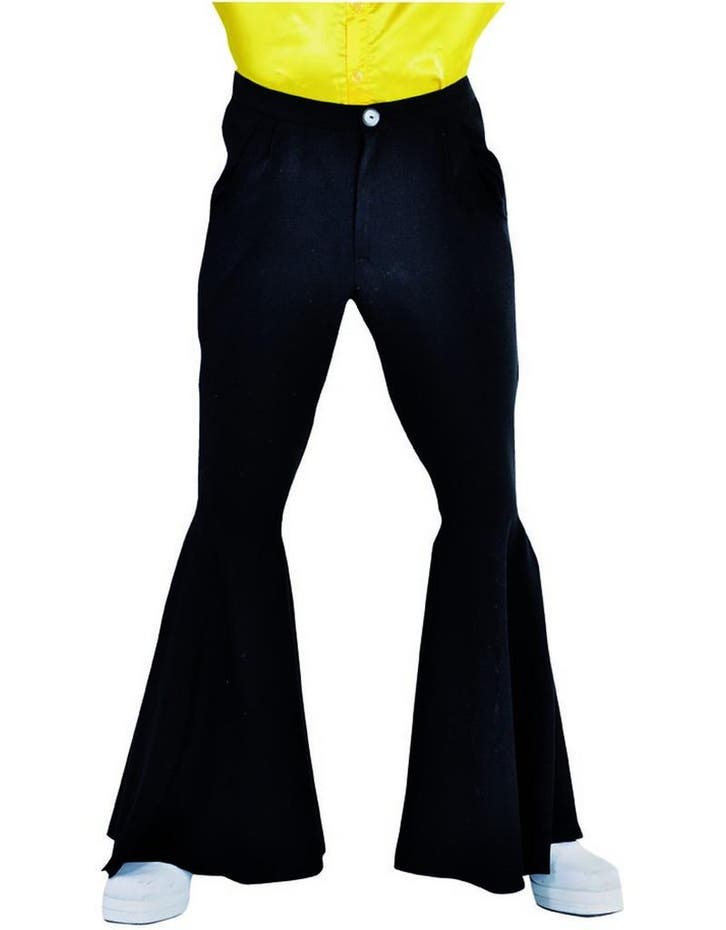 Hippie broek deluxe zwart of paars, Hobby en Vrije tijd, Feestartikelen, Ophalen of Verzenden
