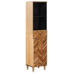 vidaXL Badkamerkast Bruin 38 x 33,5 x 160 cm Massief Mango, Verzenden, Nieuw