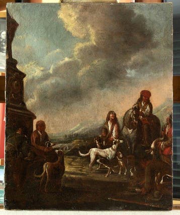 Cornelis de Wael (1592-1667), Cercle de - Cavalieri e