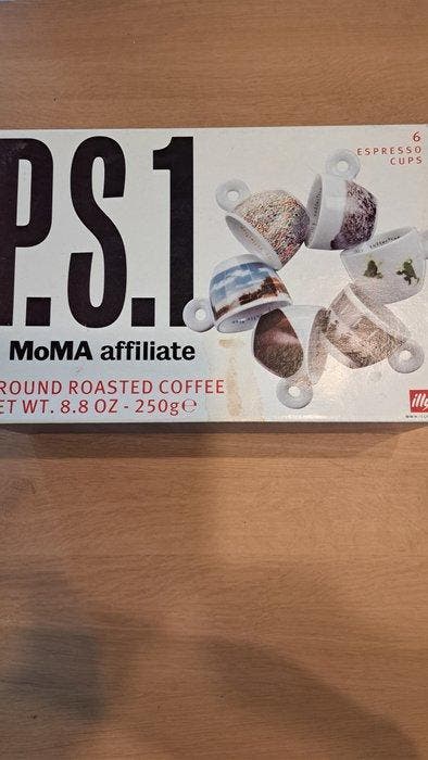 illy - Jamy - Koffieservies (6) - P.S.1 - Porselein, Antiquités & Art, Antiquités | Meubles | Tables