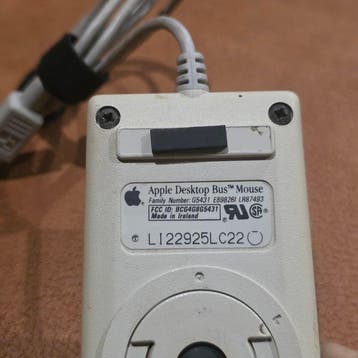 Apple Vintage Apple Desktop Bus Mouse (ADB) – G5431 – Made, Nieuw
