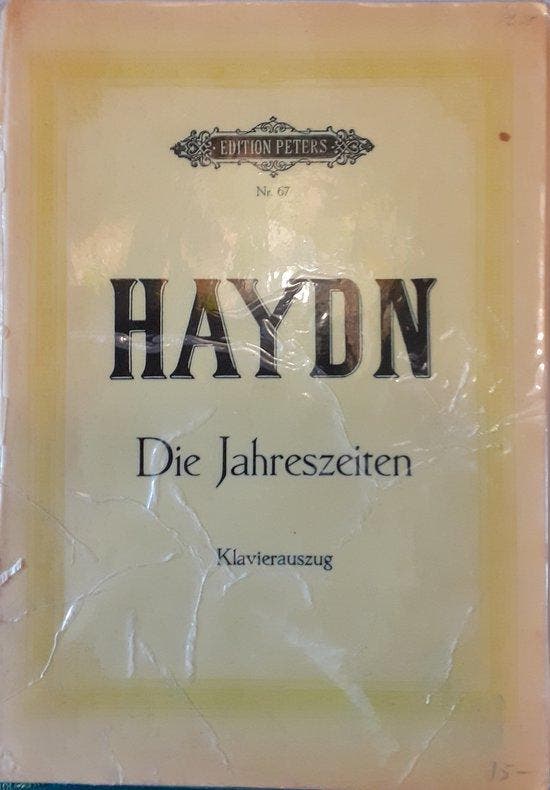 Die Jahreszeiten Hob. XXI: 3 / URTEXT 9790014109394, Boeken, Taal | Engels, Gelezen, Verzenden