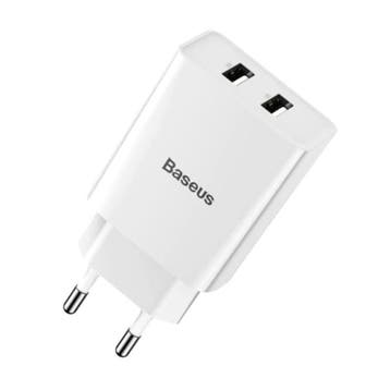 Dual 2x Port USB Stekkerlader - 2A Muur Oplader Wallcharger, Verzenden