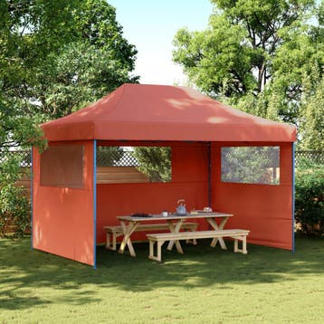 vidaXL Partytent inklapbaar pop-up met 3 zijwanden, Verzenden